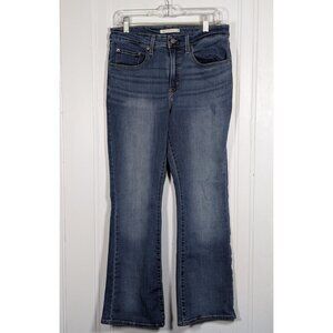 Levis 725 Jeans Womens 31 Blue High Rise Boot Cut Stretch Medium Wash Denim